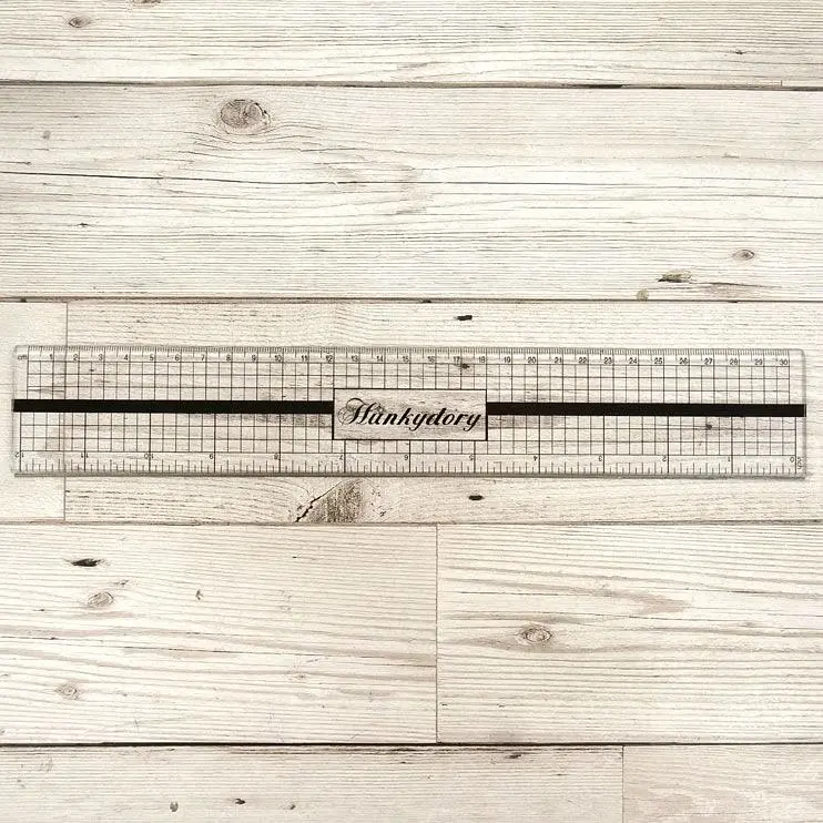 Premier Craft Tools - Plastic Ruler With Metal Edge 1