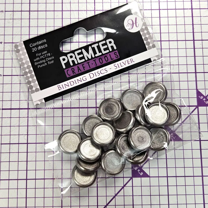 Premier Craft Tools - Binding Discs - Silver 1