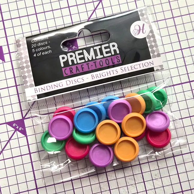 Premier Craft Tools - Binding Discs - Brights Selection 1
