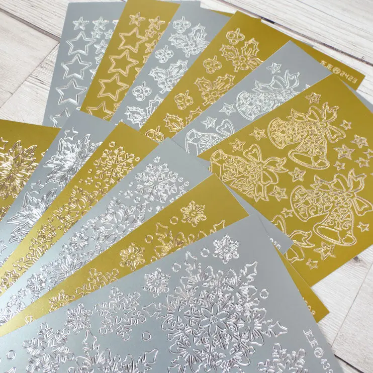 Peel Off Stickers - Set 2 - Christmas Embellishments 1