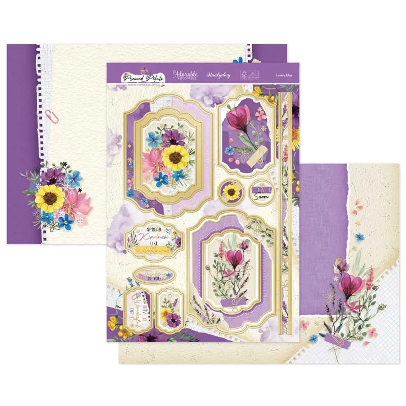 Lovely Lilac Luxury Topper Set 1
