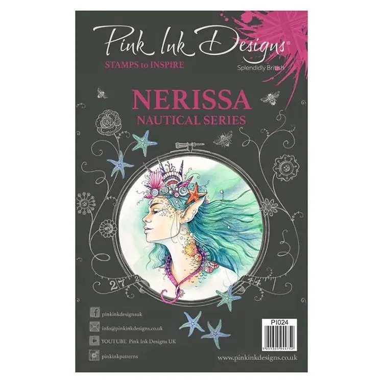 Pink Ink Designs A5 Clear Stamp Nerissa 1