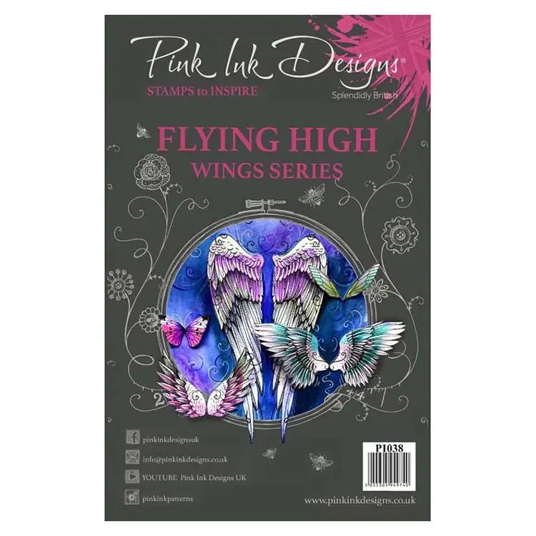 Pink Ink Designs Clear Stamp Flying High 1