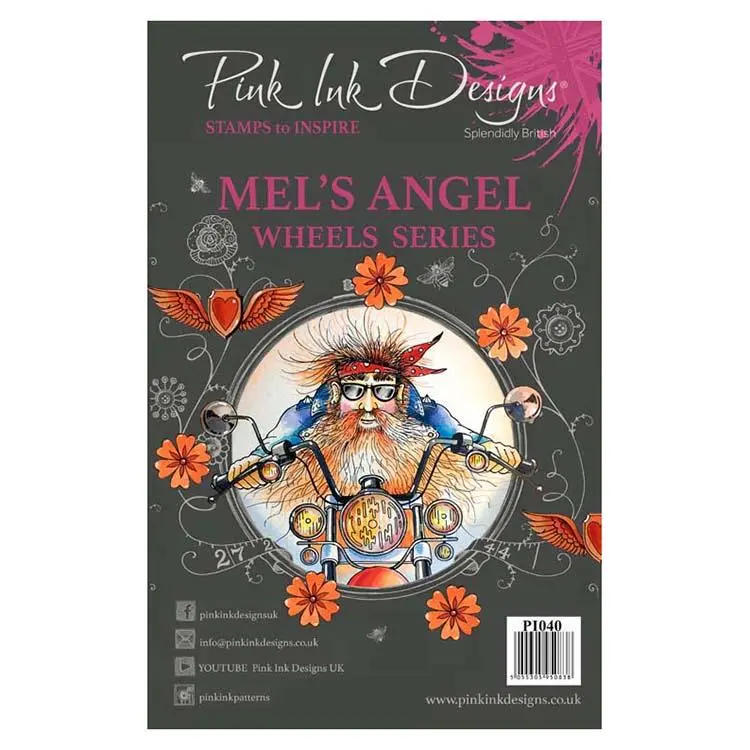 Pink Ink Designs Clear Stamp Mel's Angel 1