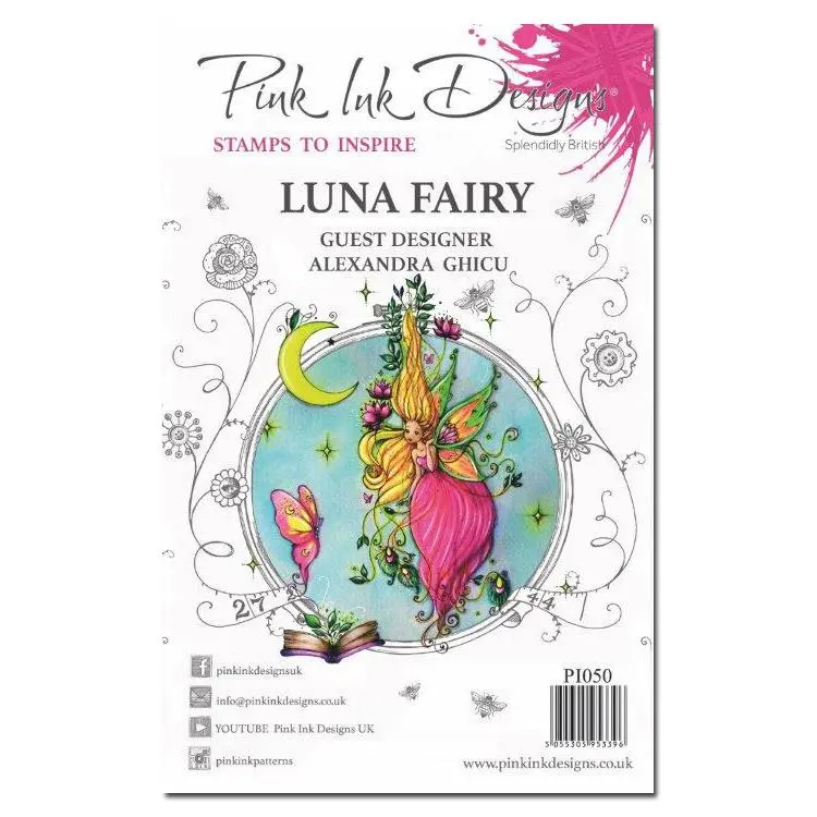 Pink Ink Designs Clear Stamp Luna Fairy 1