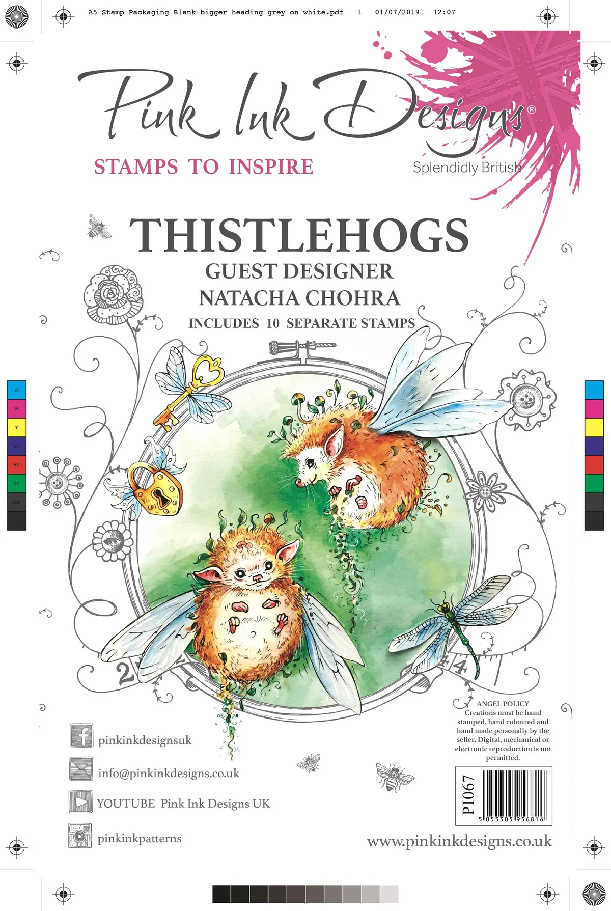 Thistlehogs A5 Clear Stamp Set 1