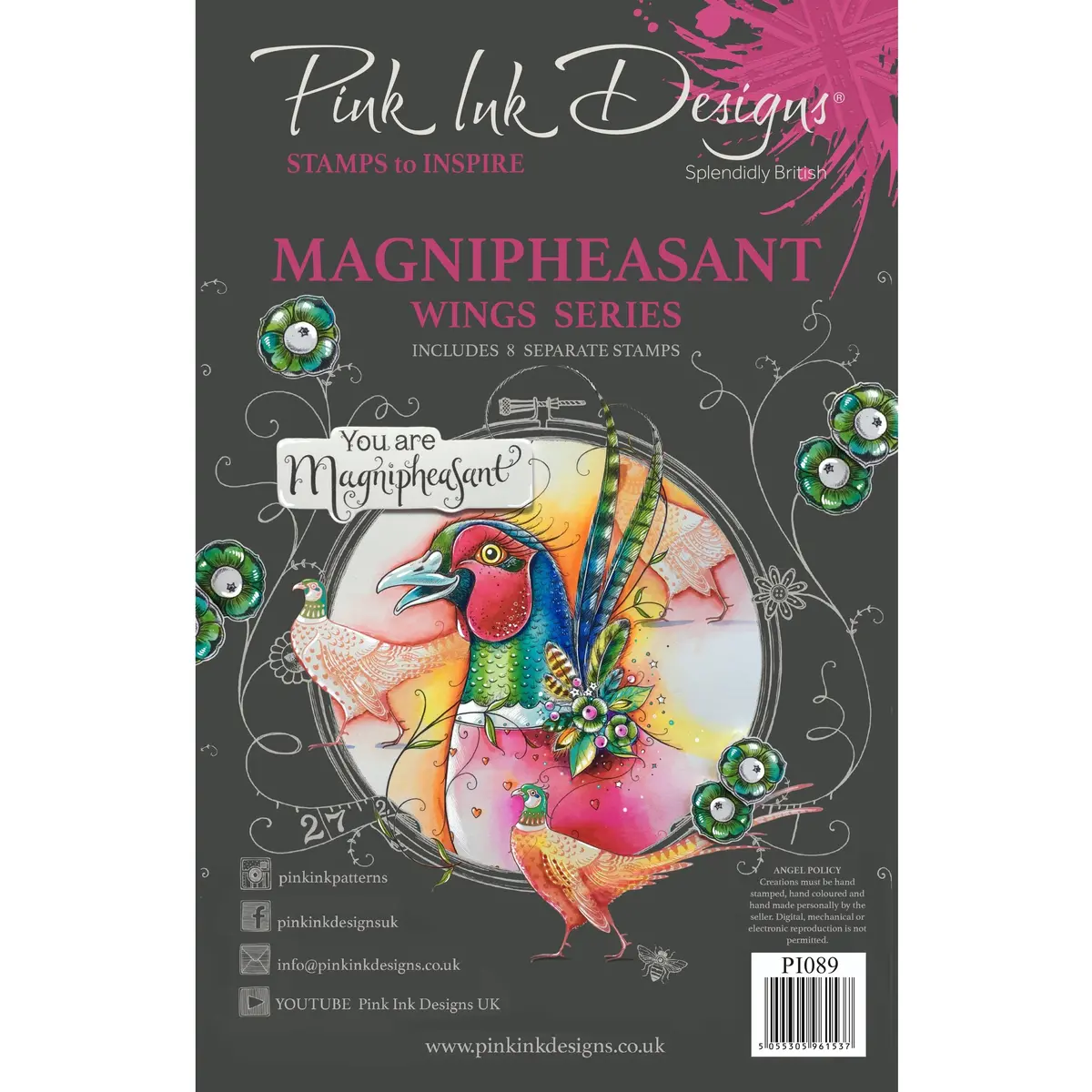 Magnipheasant A5 Clear Stamp Set 1
