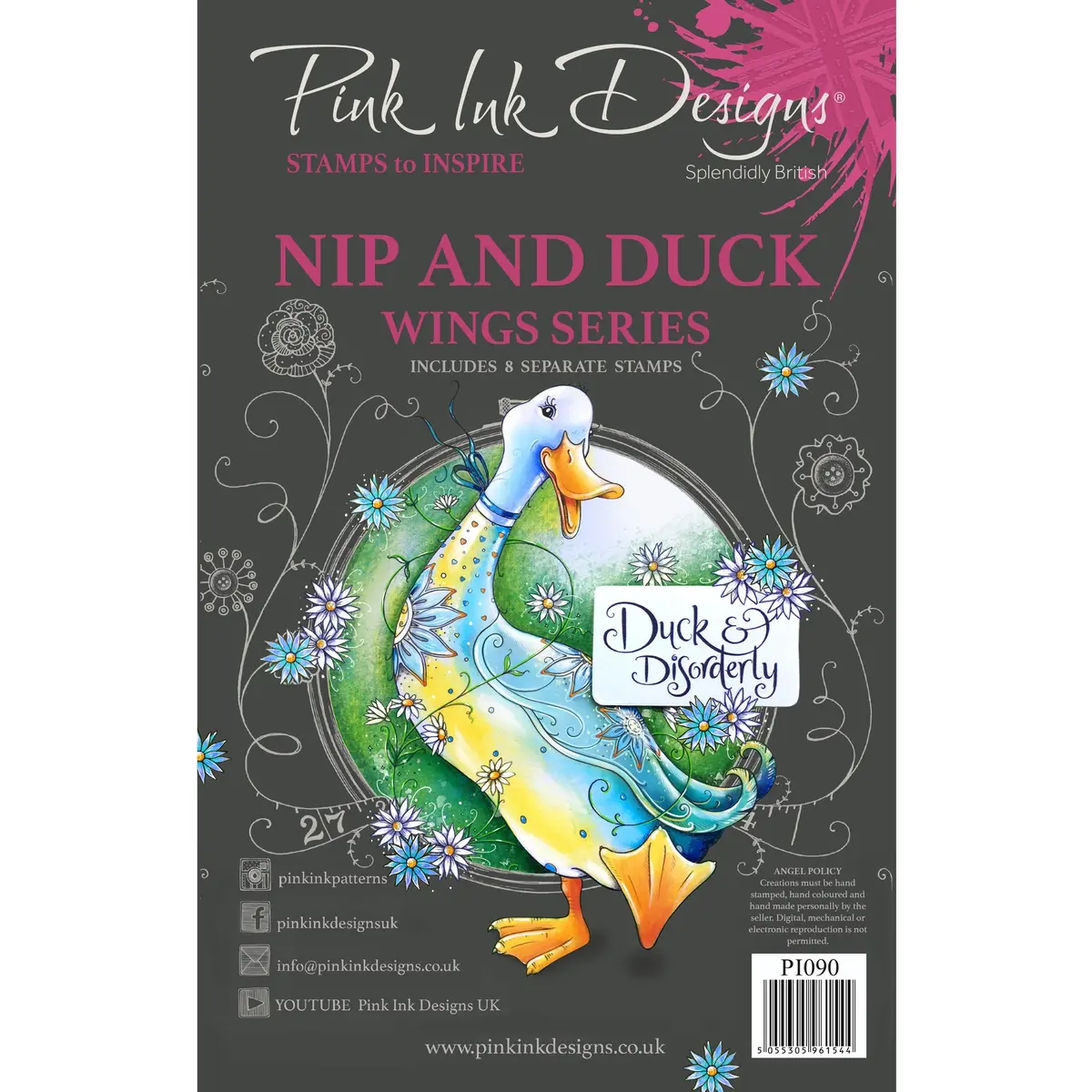 Nip & Duck A5 Clear Stamp Set 1