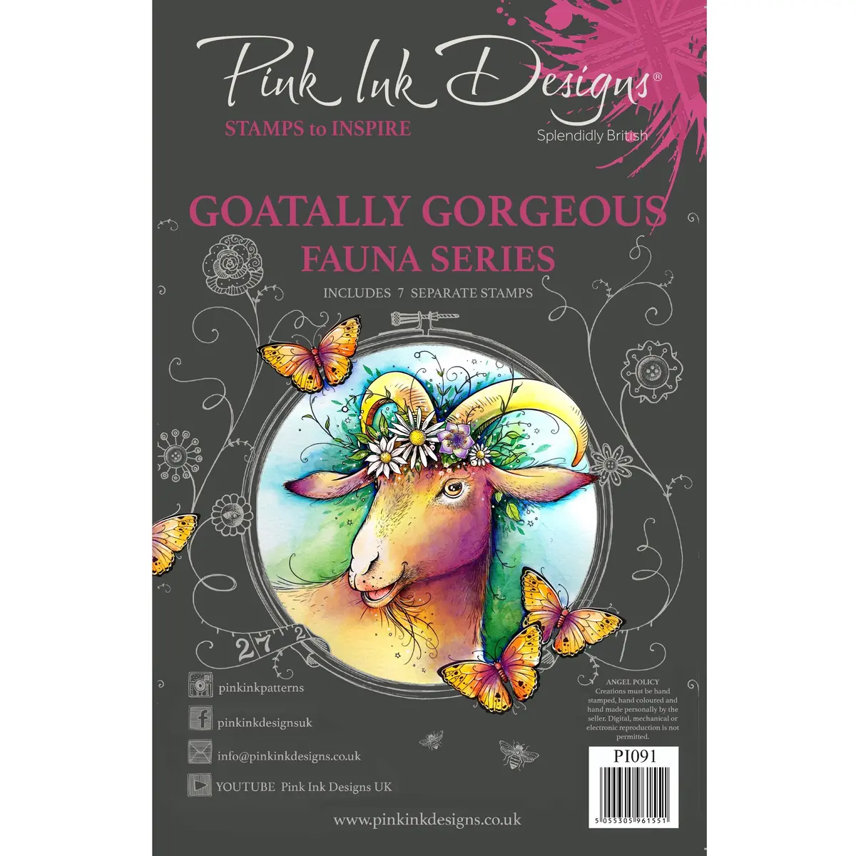 Goatally Gorgeous A5 Clear Stamp Set 1
