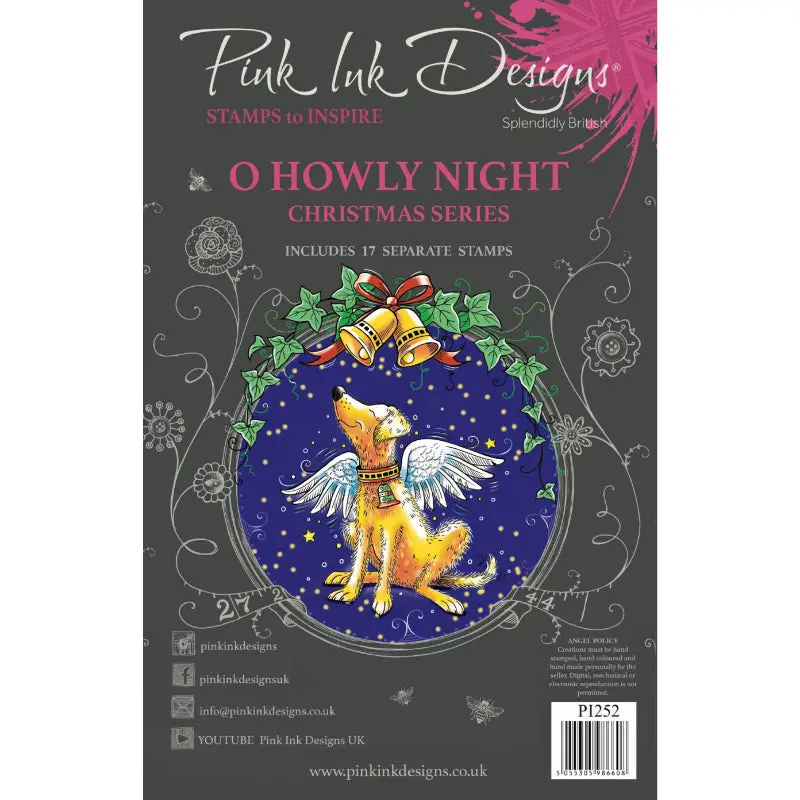 Pink Ink Designs O Howly Night 6 In X 8 In Clear Stamp Set 1