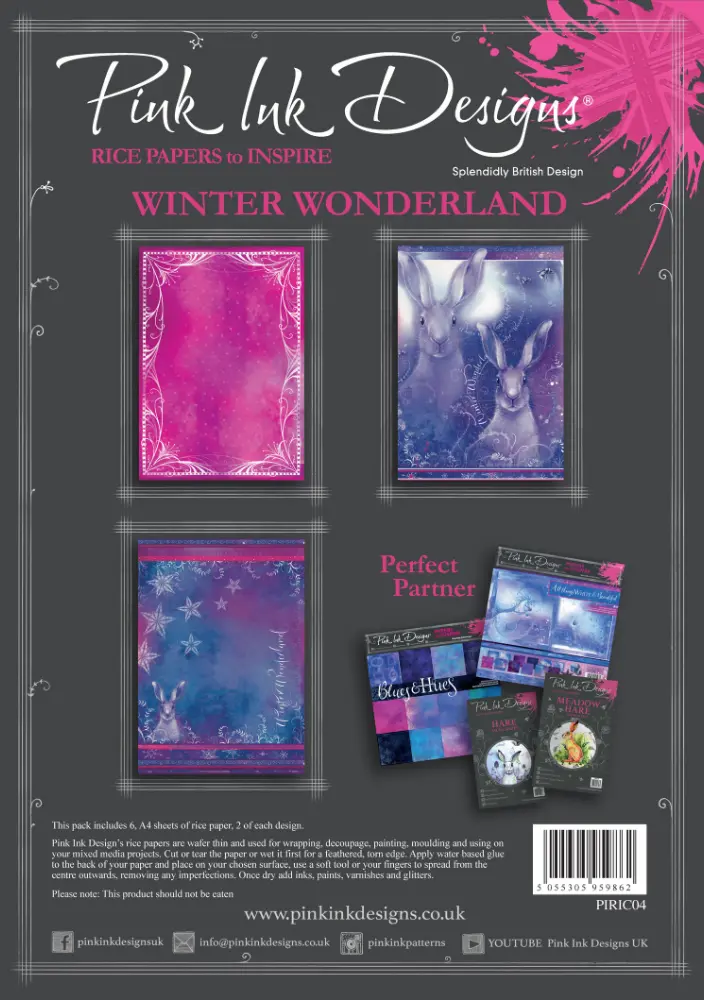 Winter Wonderland A4 Rice Paper 1