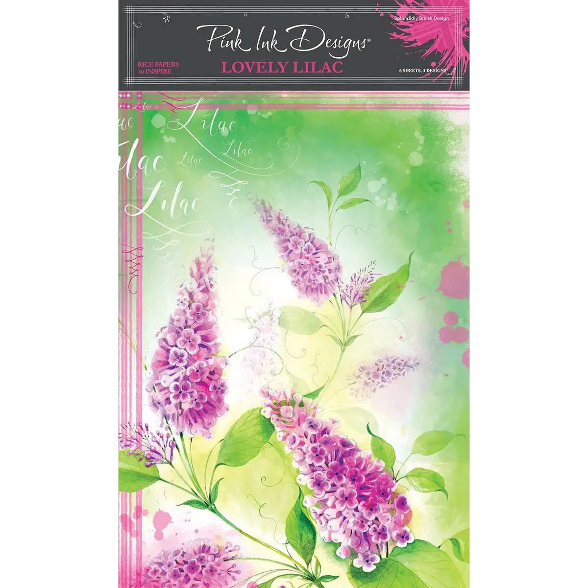 Lovely Lilac A4 Rice Paper 1