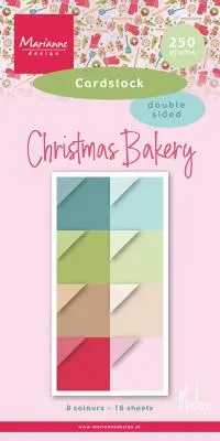 Marianne Design 6X12 Cardstock - Christmas Bakery By Marleen 1