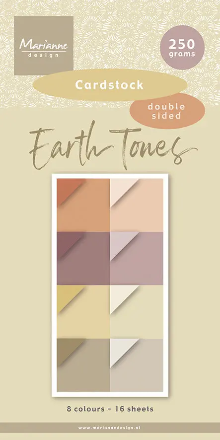 Marianne Design 6X12 Cardstock - Earth Tones 1