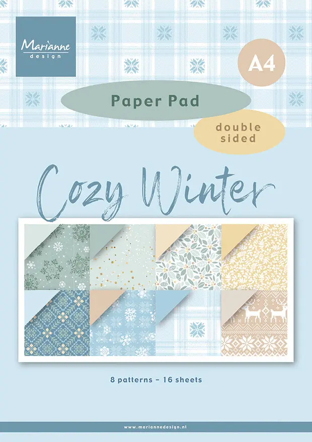 Marianne Design Cozy Winter - A4 - Paper Pad 1