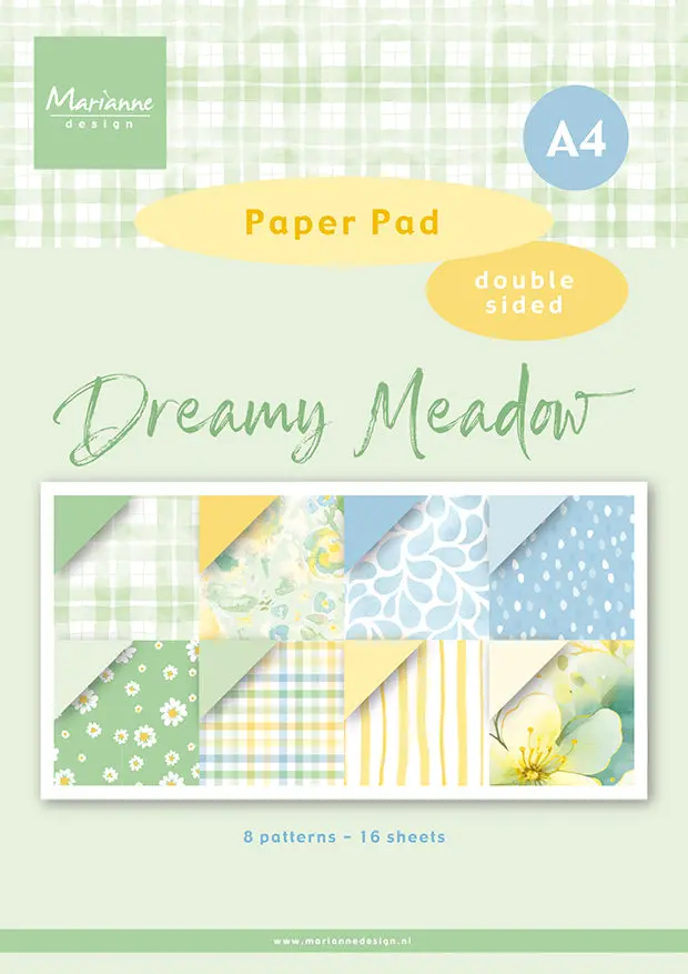 Marianne Design A4 Paper Pad - Dreamy Meadow 1