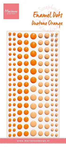 Marianne Design Enamel Dots - Duotone Orange 1
