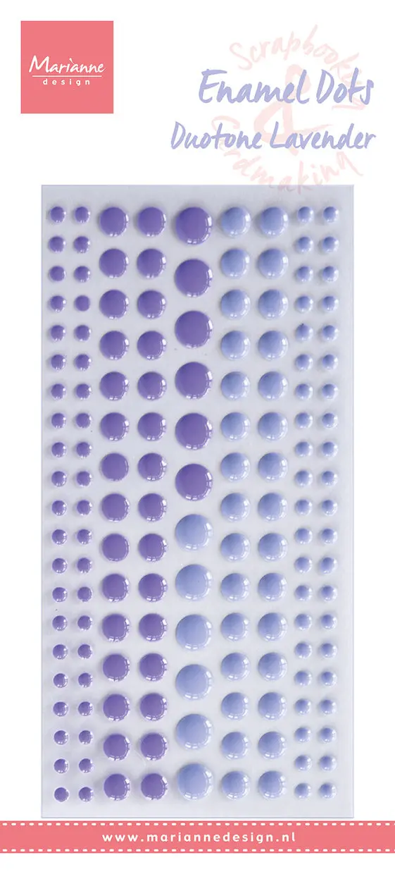 Marianne Design Enamel Dots - Duotone Lavender 1