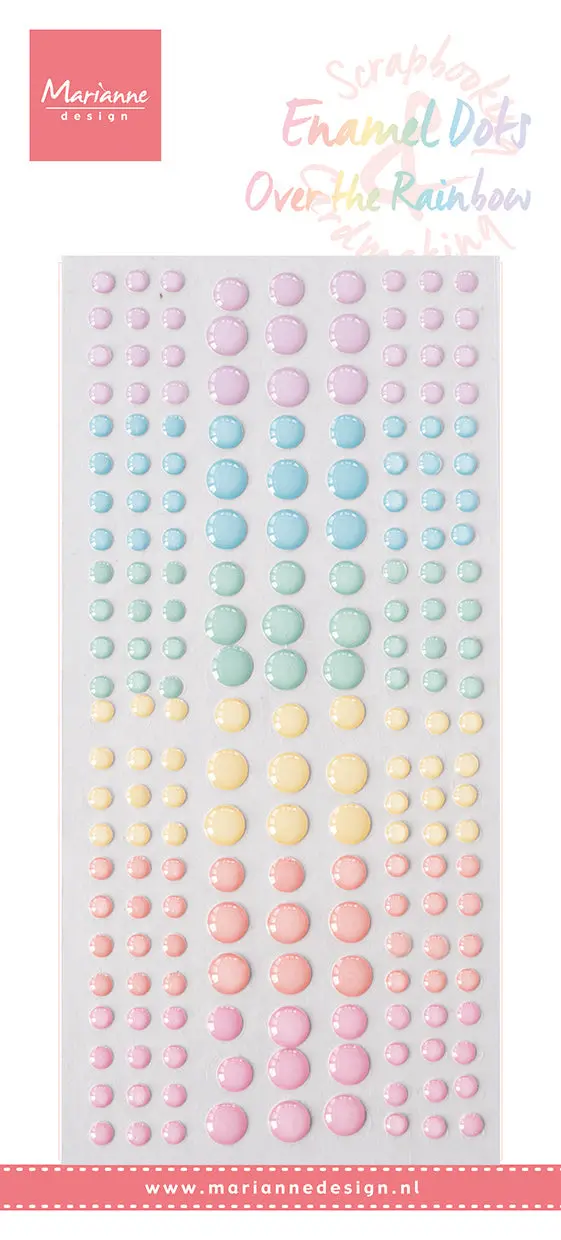 Marianne Design Enamel Dots - Over The Rainbow 1