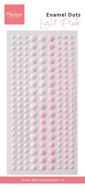 Marianne Design Enamel Dots - Duotone Light Pink 1