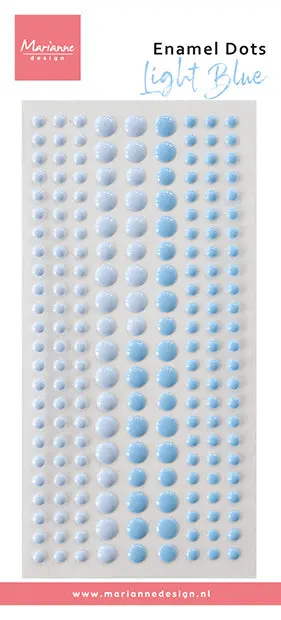 Marianne Design Enamel Dots - Duotone Light Blue 1