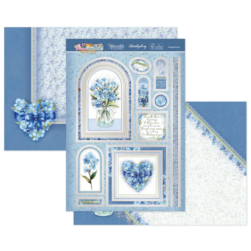 Forget-Me-Not Luxury Topper Set 1