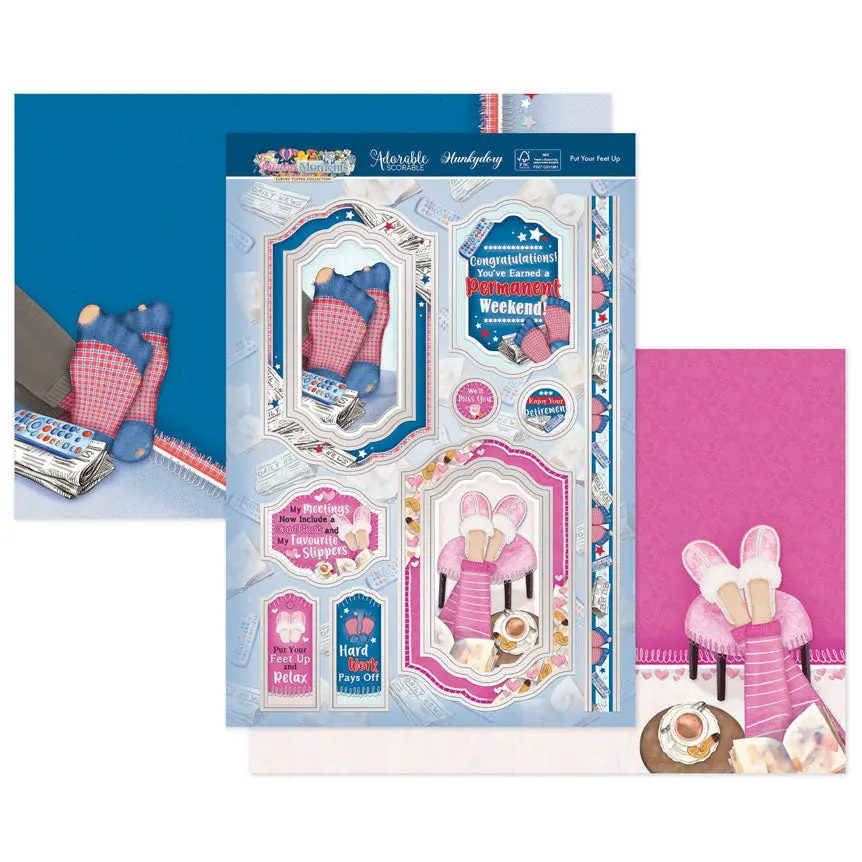 Put Your Feet Up Luxury Topper Set 1
