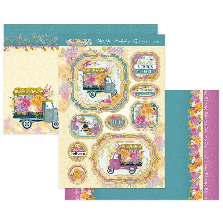 Truck Load Of Love Luxury Topper Set 1