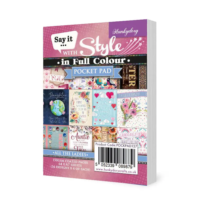 Say It With Style Pocket Pads - All The Ladies 1
