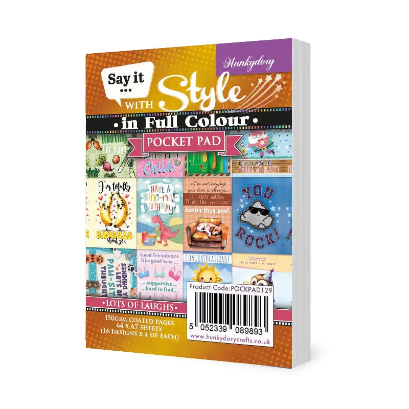 Say It With Style Pocket Pads - Lots Of Laughs 1