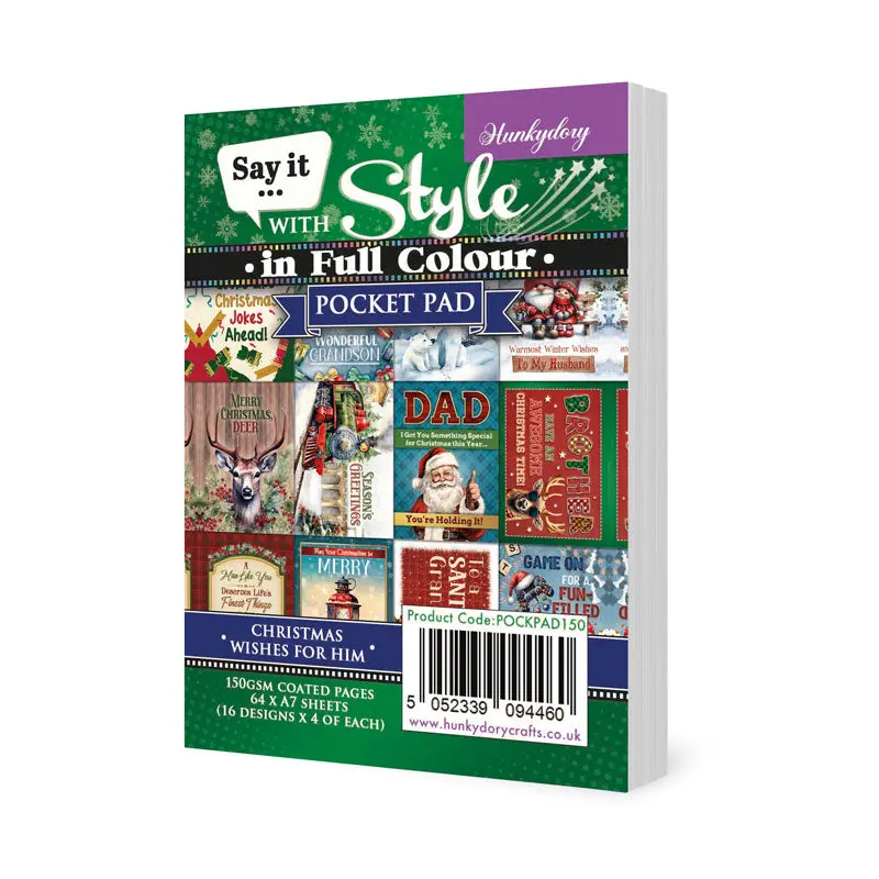 Say It With Style In Full Colour - Christmas Wishes For Him 1