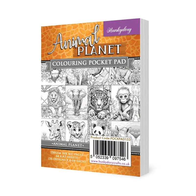 Colouring Pocket Pads - Animal Planet 1