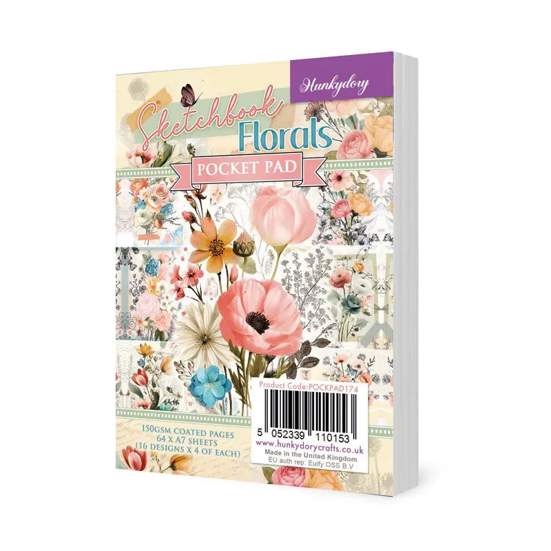 Sketchbook Florals Pocket Pad 1