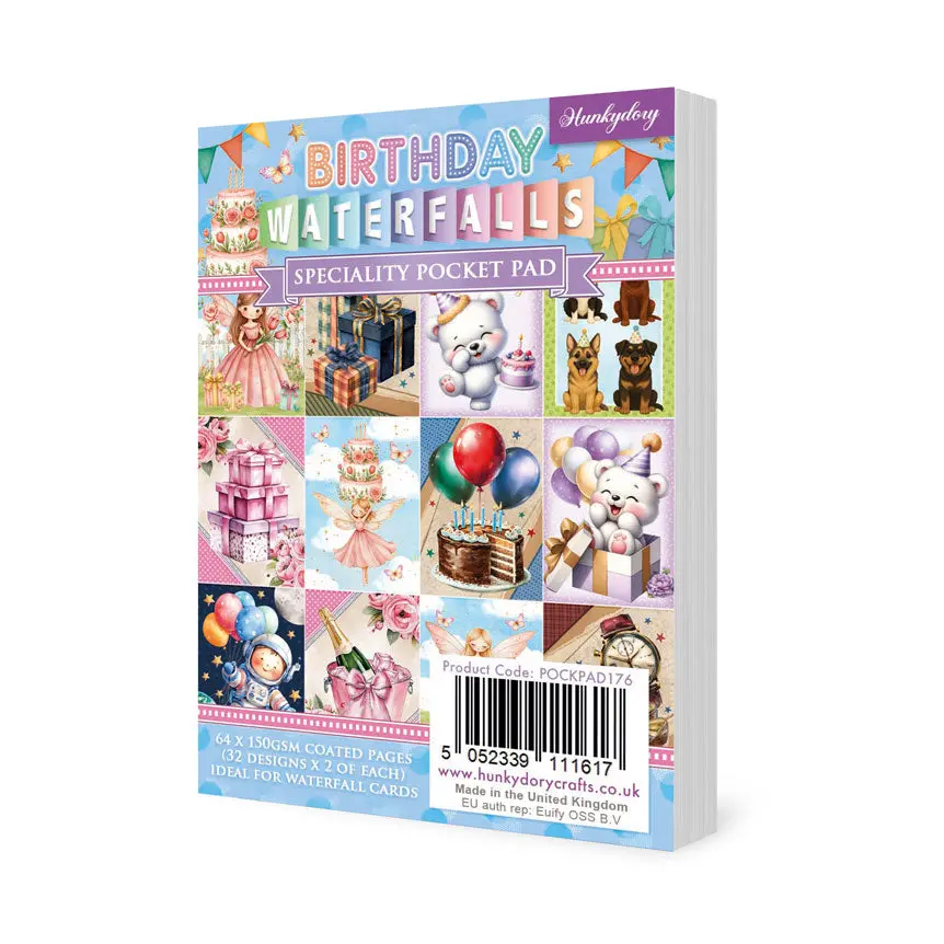 Birthday Waterfalls Speciality Pocket Pad 1