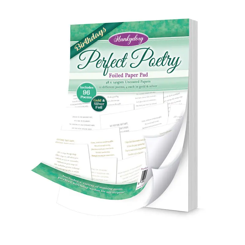 Perfect Verses Foiled Paper Pad - Birthdays 1