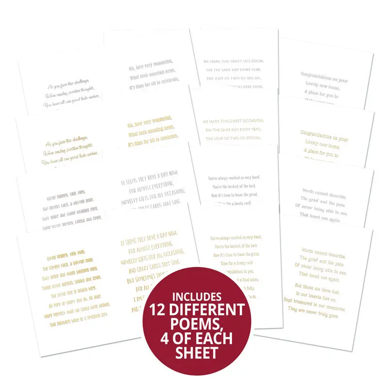 Perfect Verses Foiled Paper Pad - Moments 2