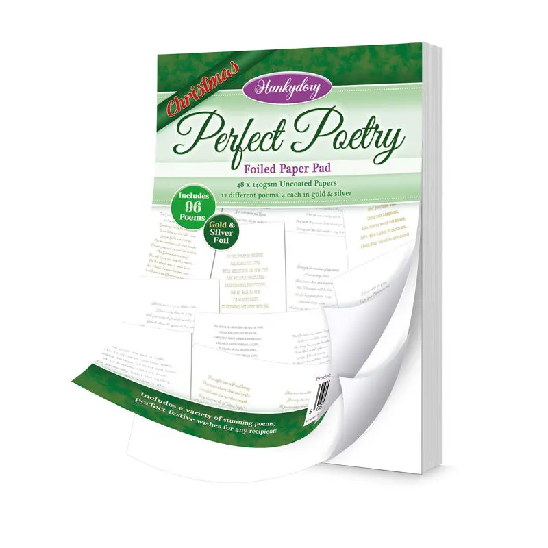 Perfect Poetry Foiled Paper Pad - Christmas 1