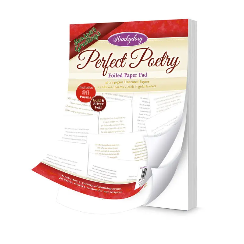 Perfect Poetry Foiled Paper Pad - Season's Greetings 1