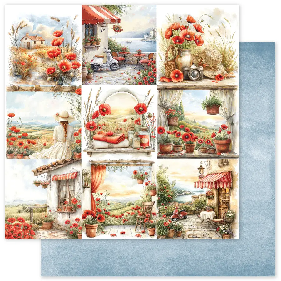 Poppy Garden A 12 X 12 Paper (12 Pc Bulk Pack) 34623 1