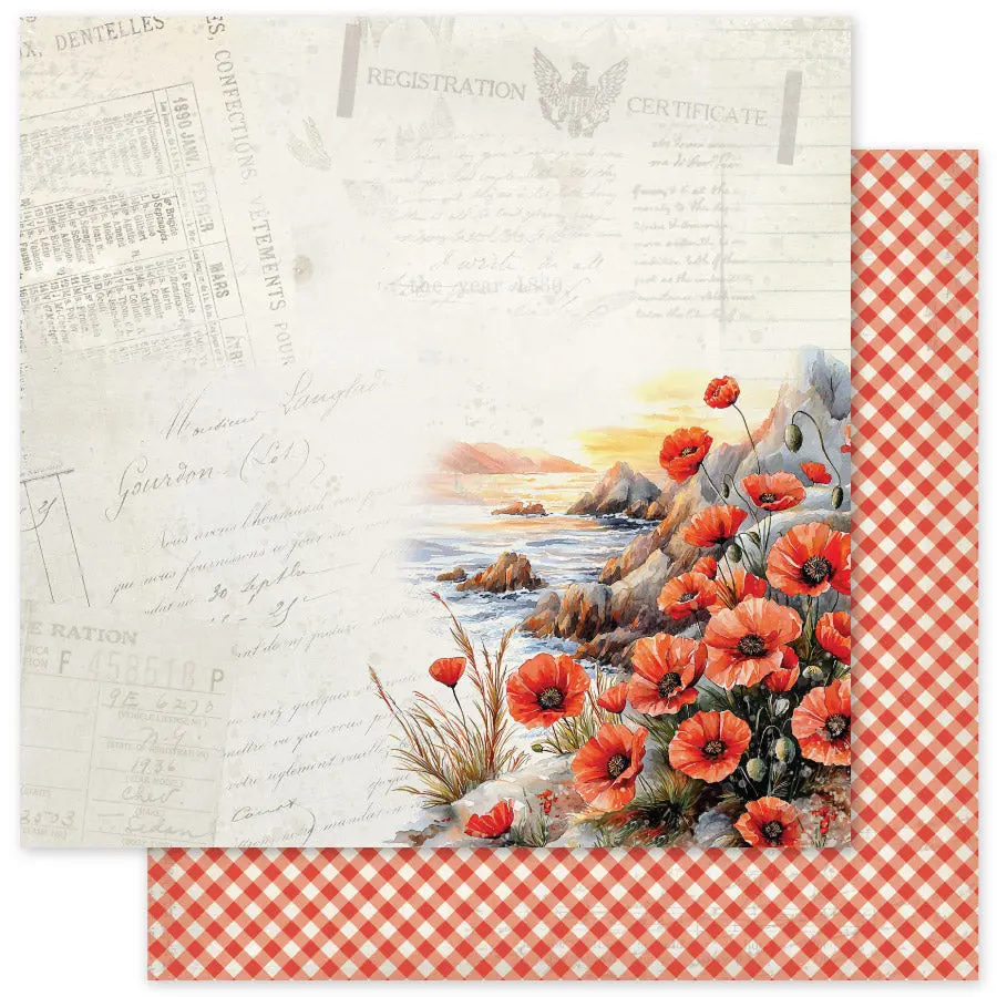 Poppy Garden Basics F 12 X 12 Paper (12 Pc Bulk Pack) 34662 1