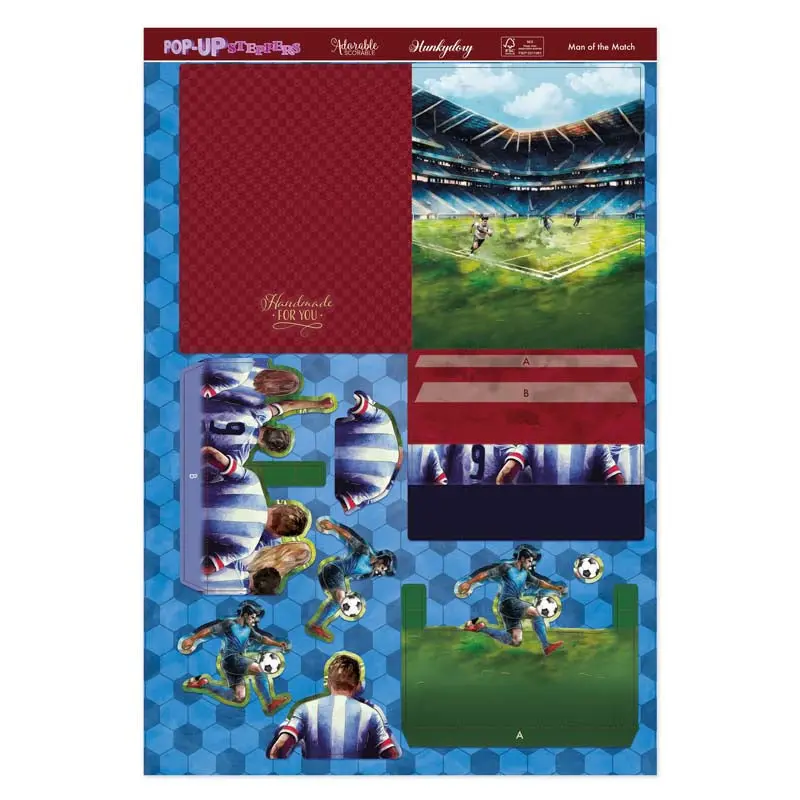 Pop-Up Stepper Cards - Man Of The Match 1