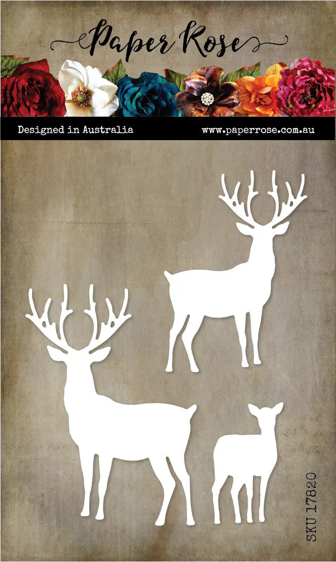 Reindeer Family Metal Cutting Die 17820 1