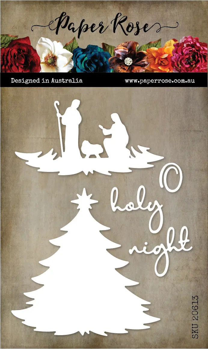 Nativity Tree Metal Cutting Die 20613 1