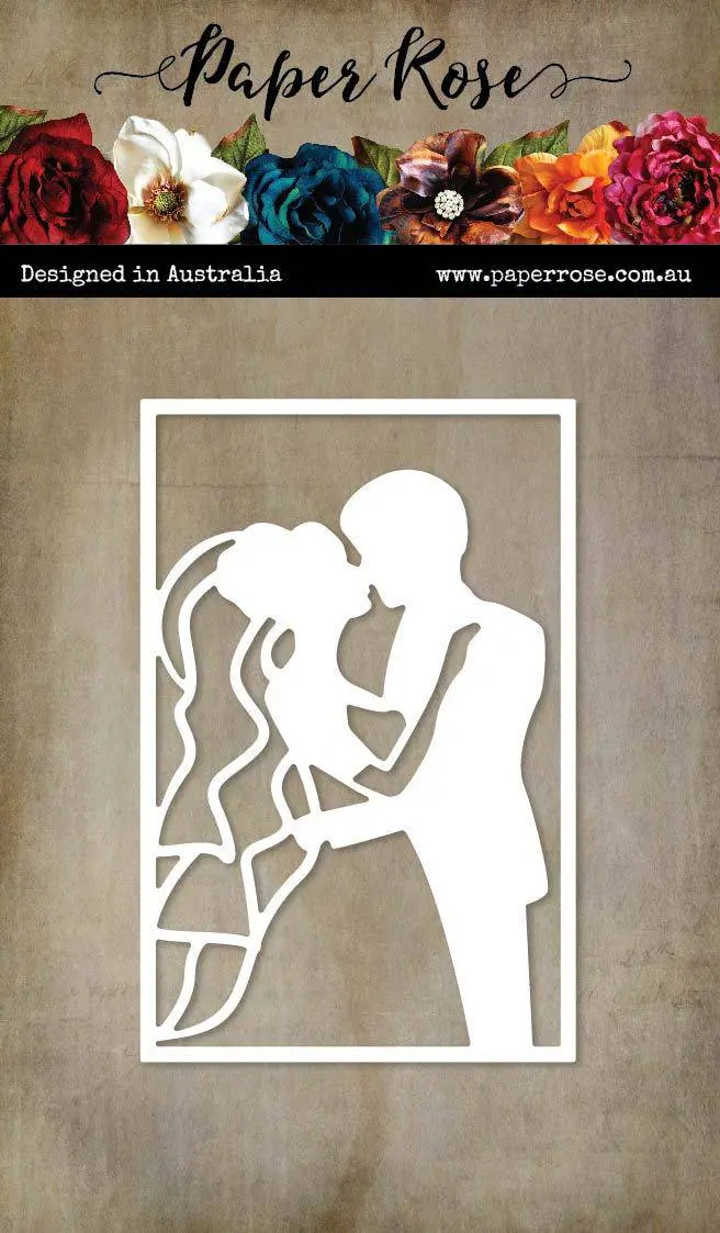 Wedding Kiss Frame Metal Cutting Die 21237 1
