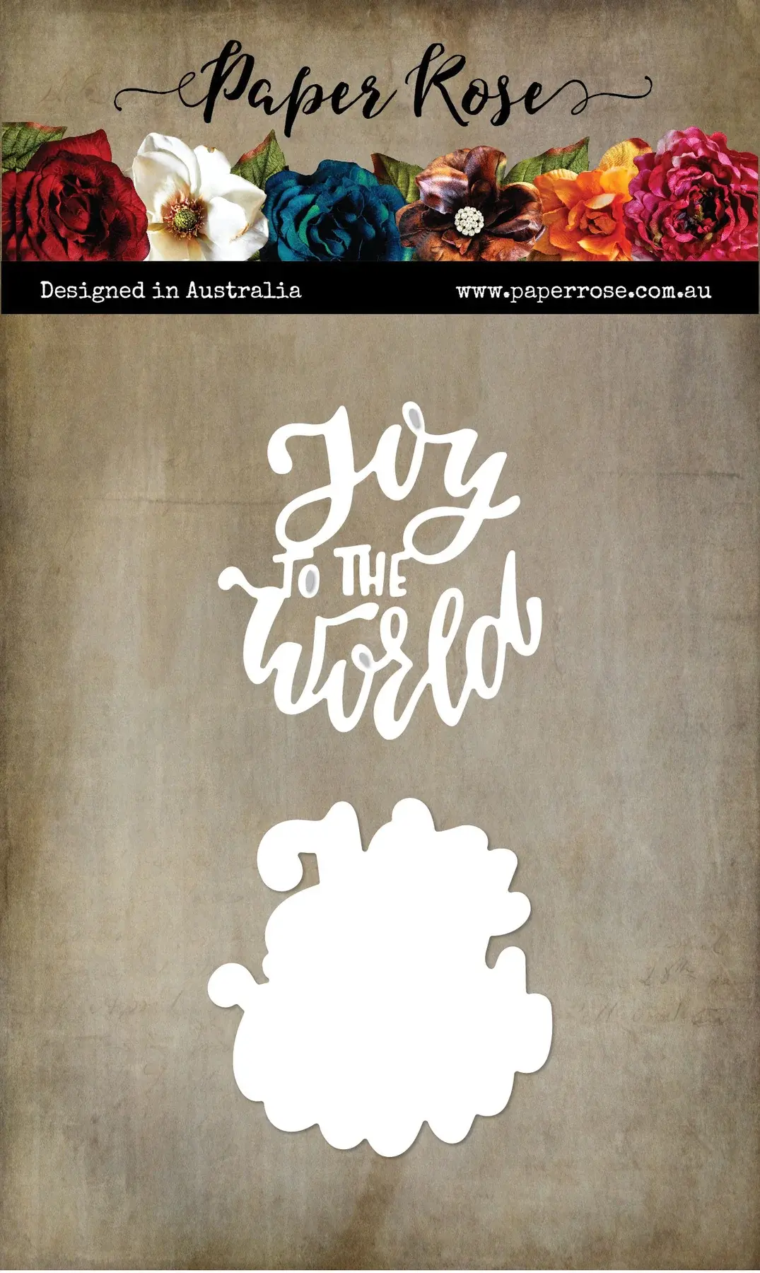 Joy To The World Layered Script Metal Cutting Die 30222 1