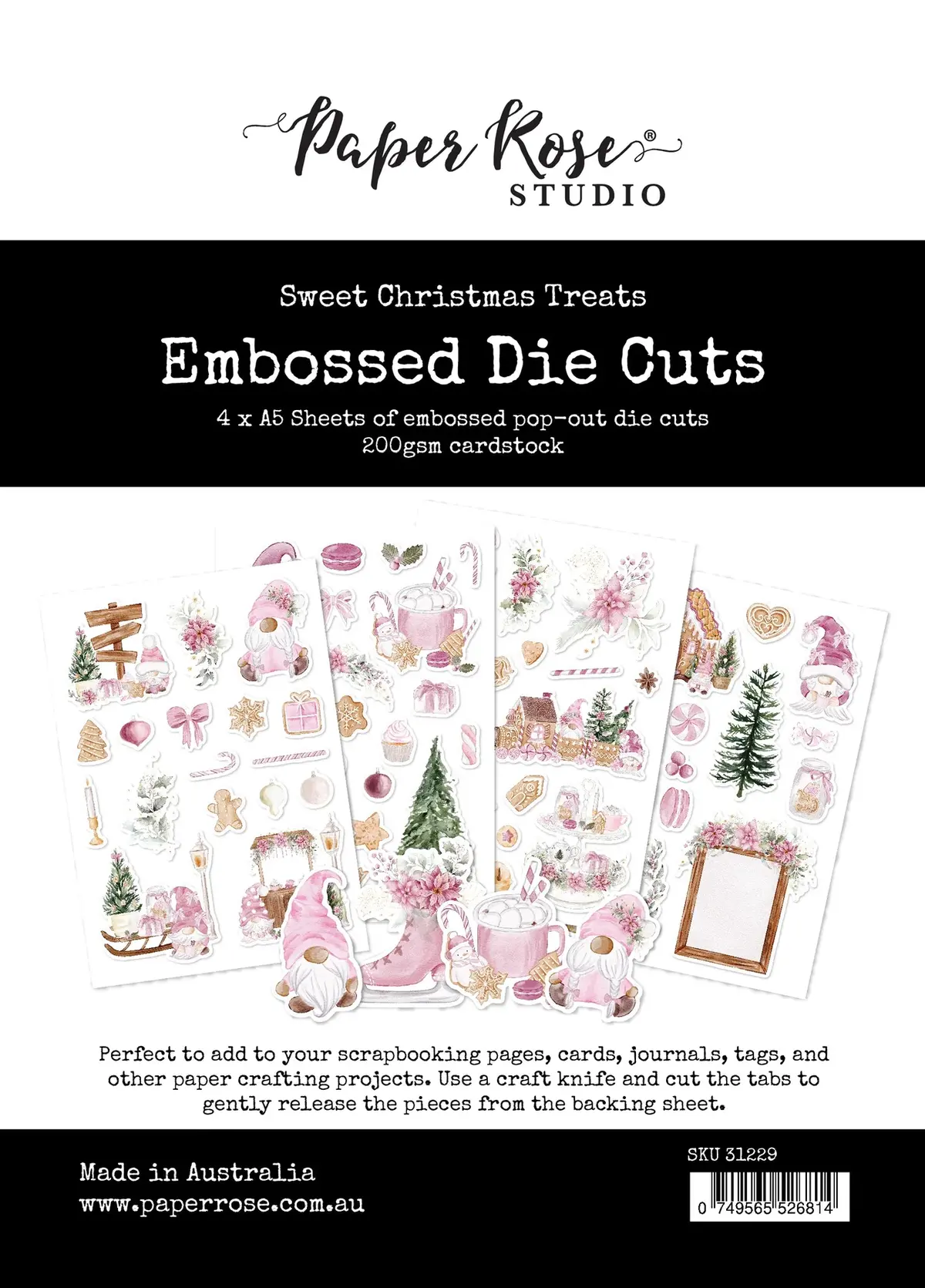 Sweet Christmas Treats Embossed Die Cuts 31229 1