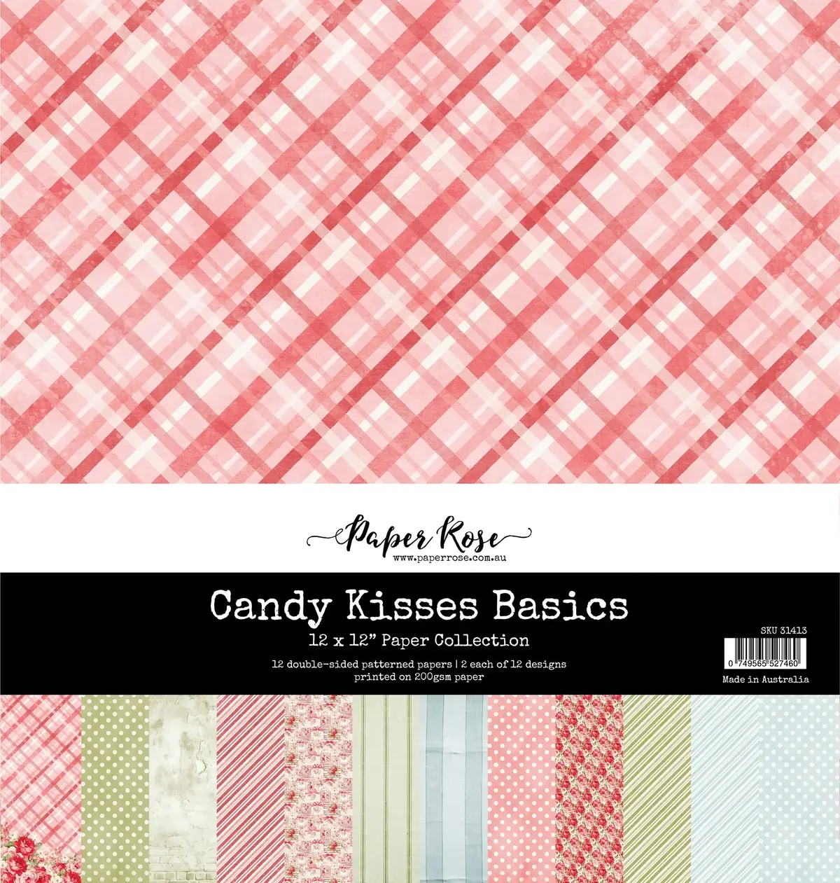 Candy Kisses Basics 12X12 Paper Collection 31413 1