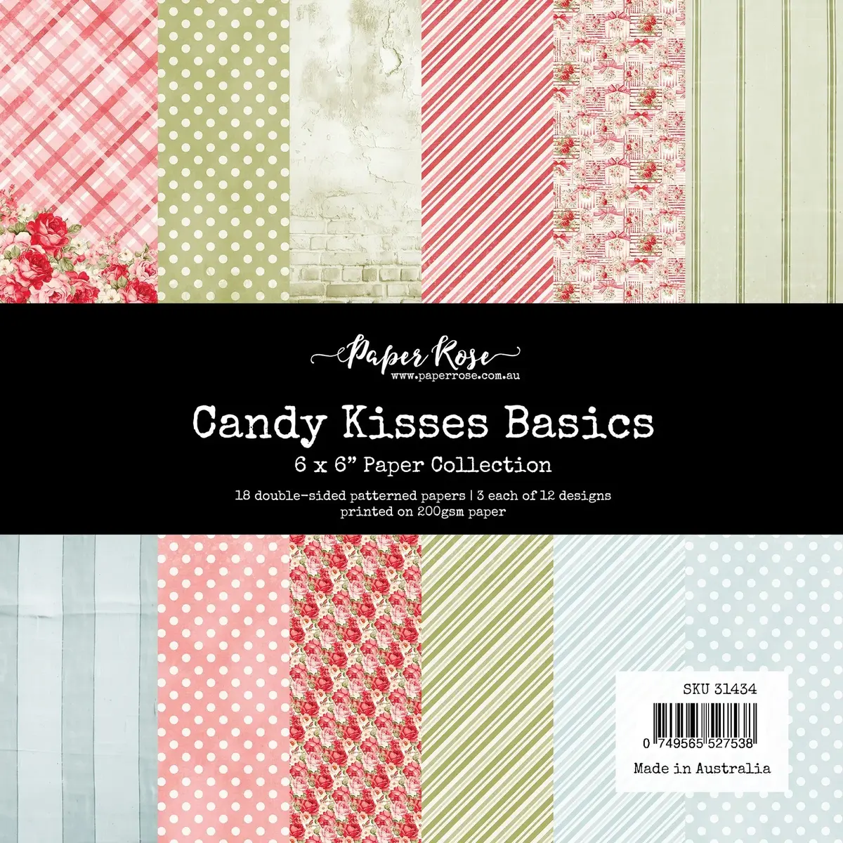Candy Kisses Basics 6X6 Paper Collection 31434 1