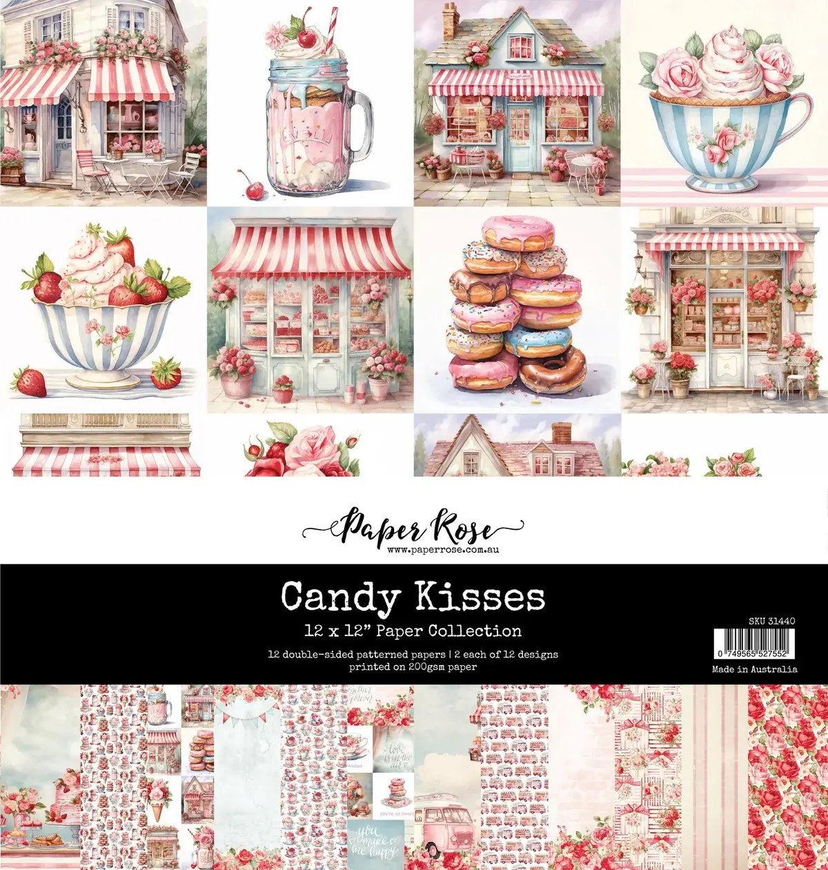 Candy Kisses 12X12 Paper Collection 31440 1