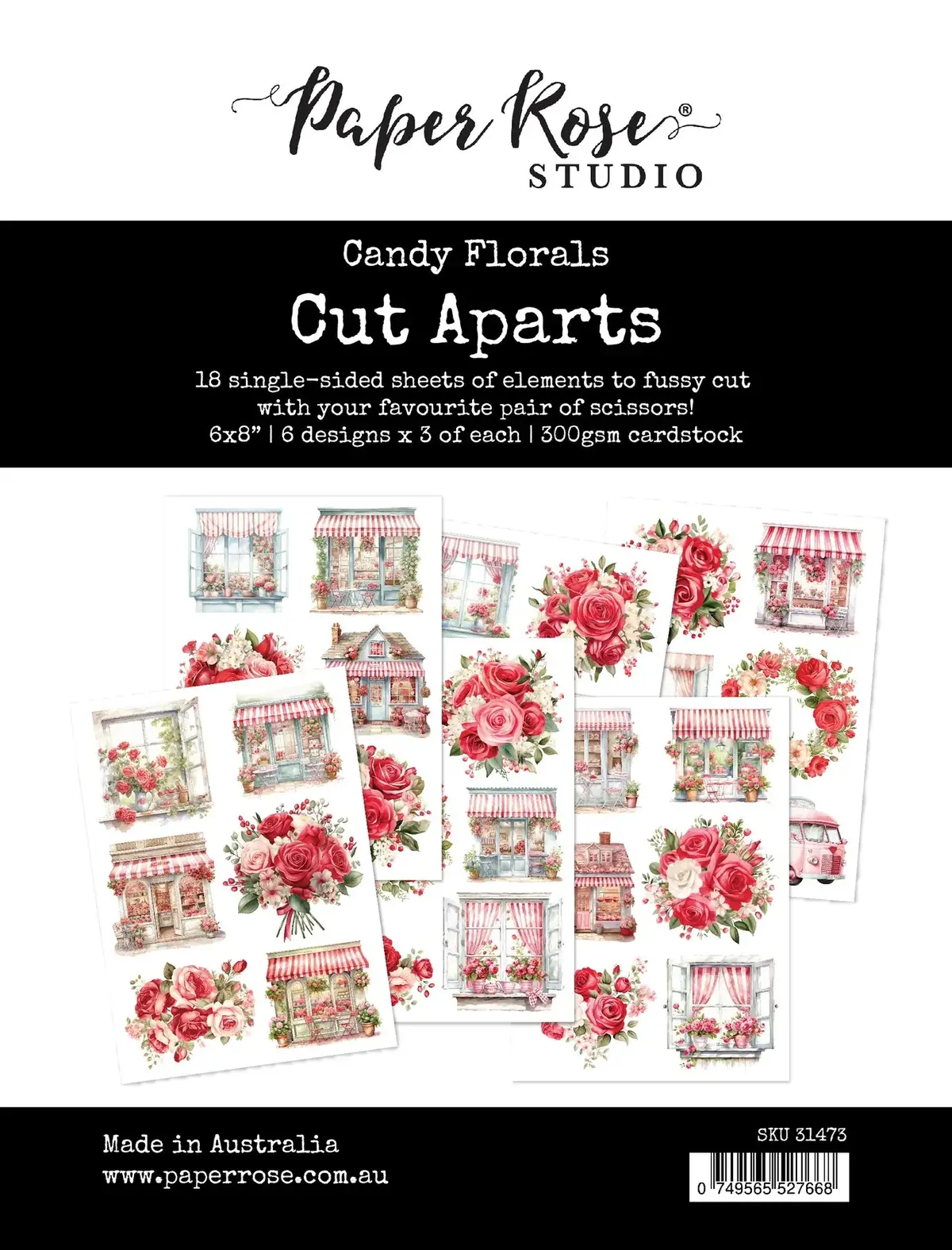 Candy Florals Cut Aparts Paper Pack 31473 1